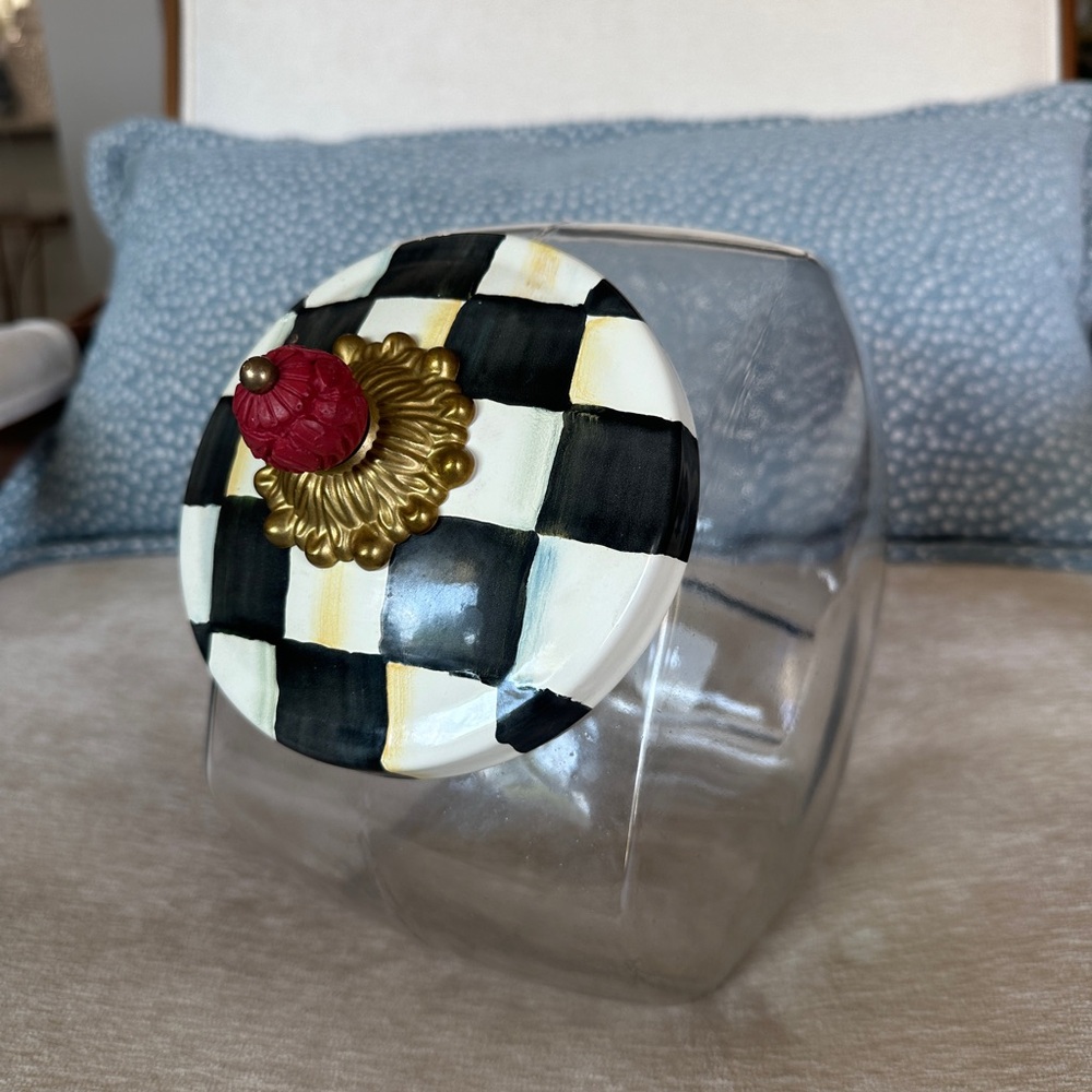 Mackenzie Childs Sweets Jar Courtly